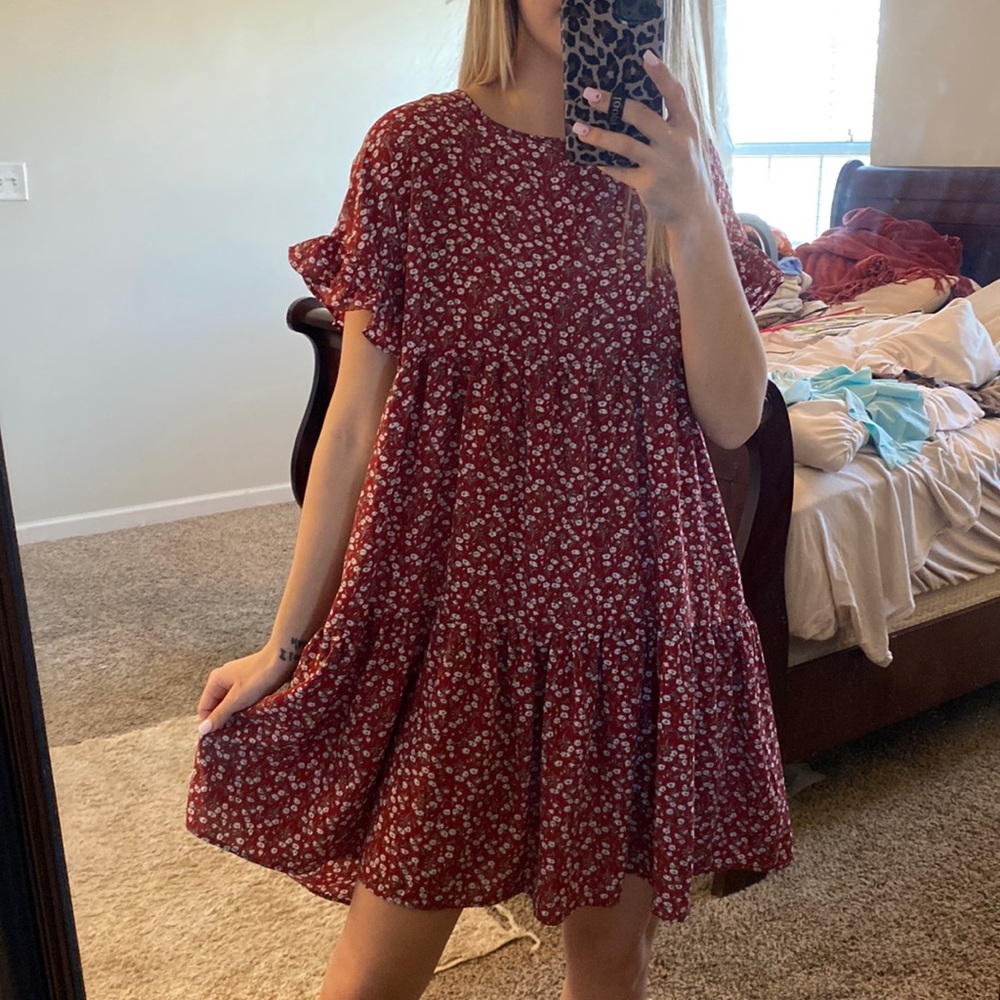 floral babydoll dress